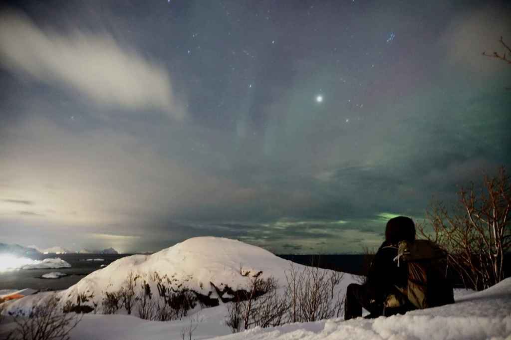 Polarlicher Über Reine