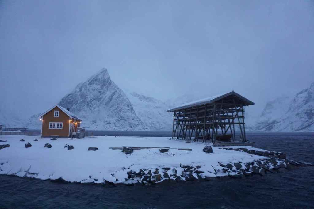 Fish Drying Reck In Reine