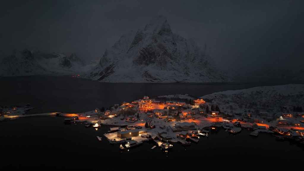 Reine Von Oben Im Dunkeln