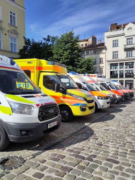 Übergabe des RTW in Lviv