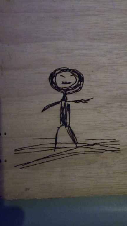 ERSTES GELASERTES BILD