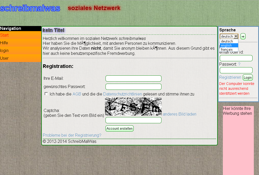 SCHREIBMALWAS.DE FORUM JUNI 2014