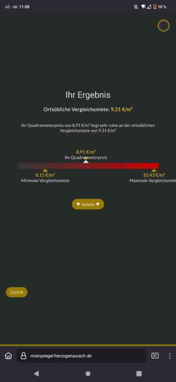 MIETSPIEGEL ONLINERECHNER