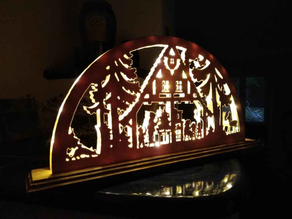 Fertiger Schwibbogen